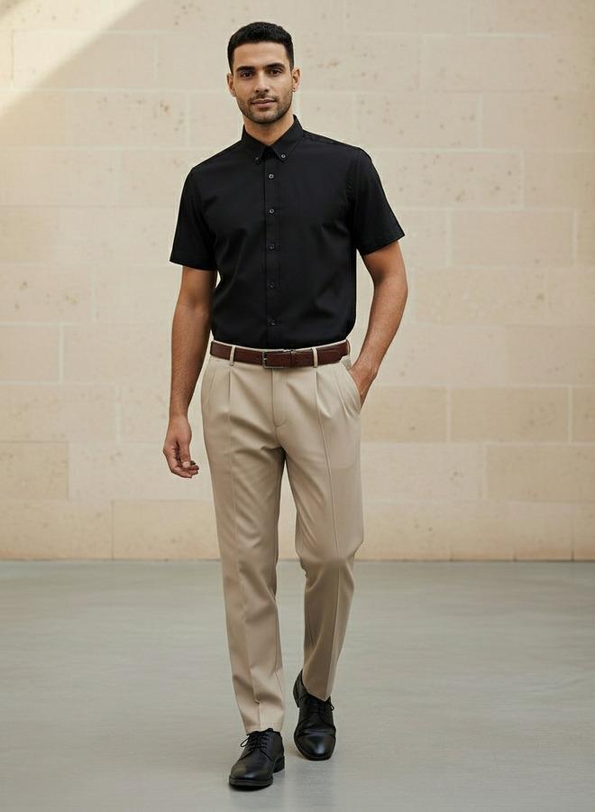 Splash FAV Men Regular Fit Button Down Collar Short Sleeve Shirt - Image 2